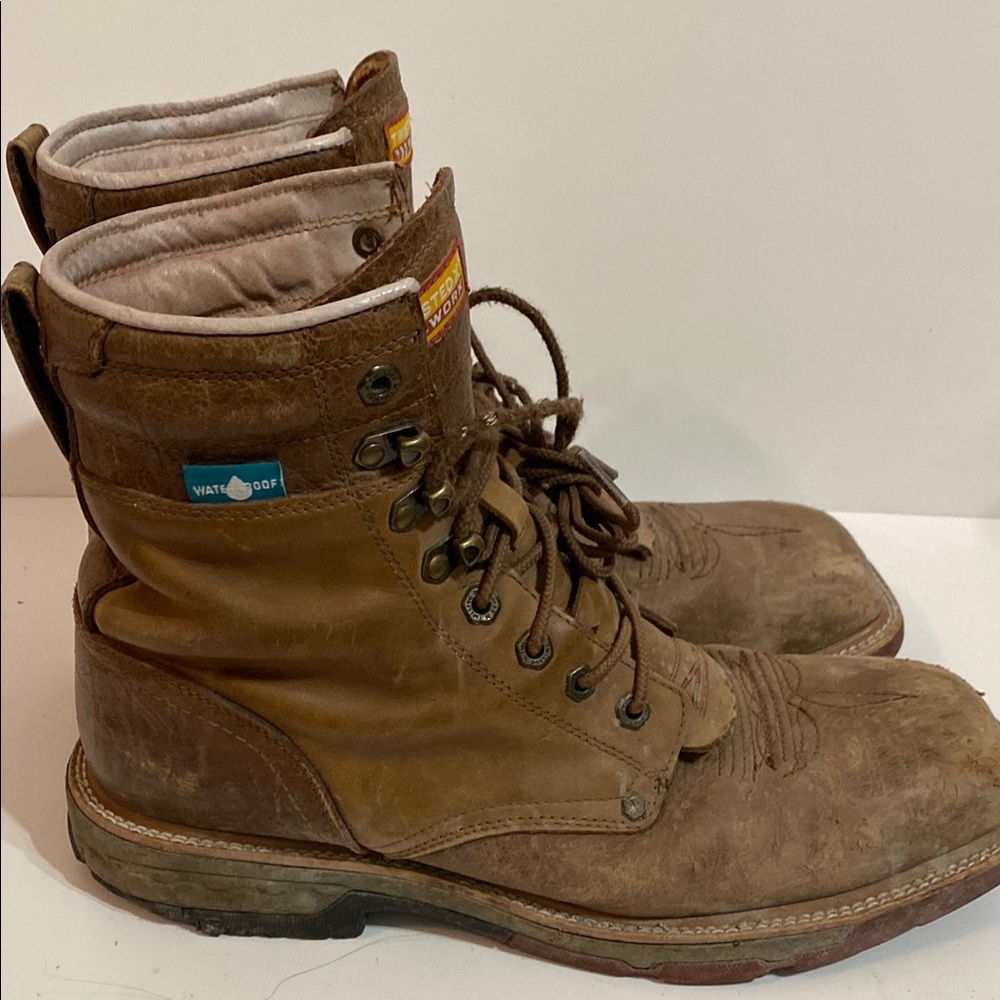 Mens Twisted X Work MXALW01 Size 10EE Waterproof Boots - Picture 5 of 15